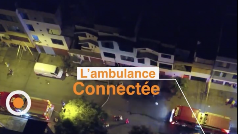 Clin d’oeil : Orange connecte les premières ambulances du futur