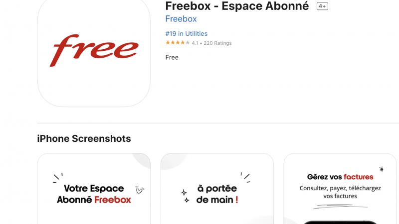 Free simplifie le nom de sa nouvelle application officielle de gestion de compte pour les abonnés Freebox