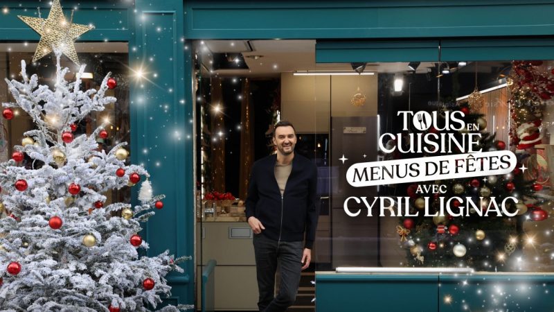 Cyril Lignac de retour en direct tous les soirs, pour des recettes de fin d’année dans “Tous en cuisine”