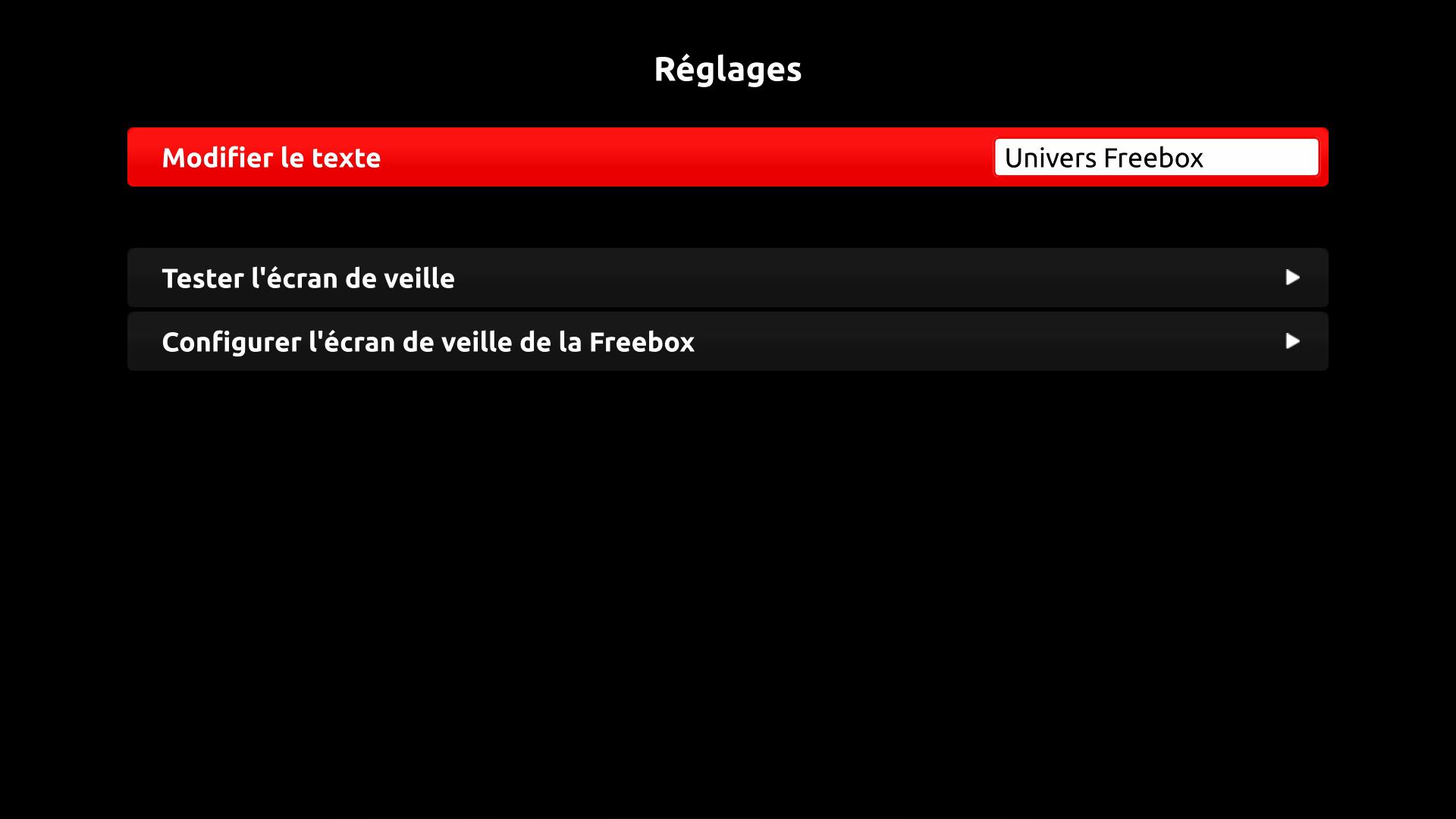 La nouvelle fonction écran de veille de la Freebox permet d'afficher un