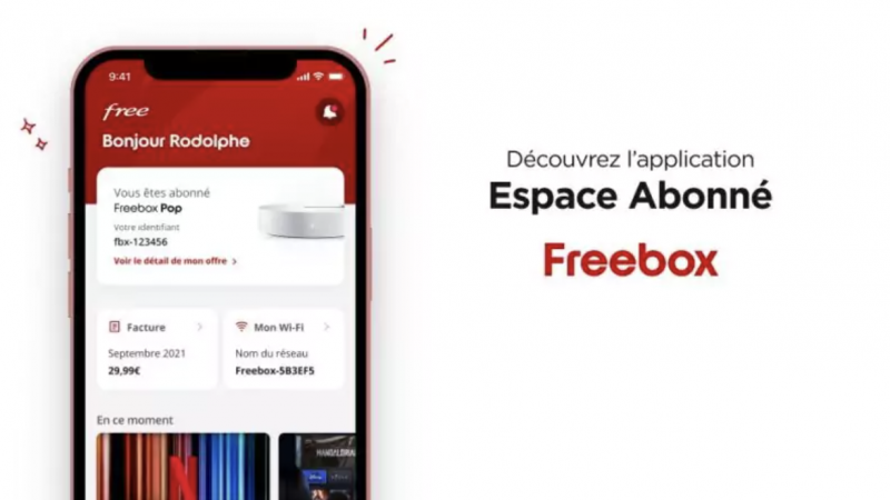 Free lance une nouveauté dans sa nouvelle application Freebox – Espace Abonné