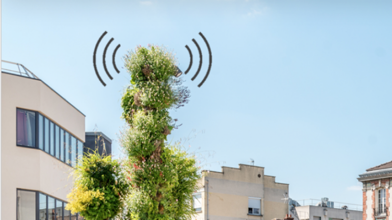 TDF présente des antennes 4G et 5G végétalisées en pleine ville, une “première mondiale”