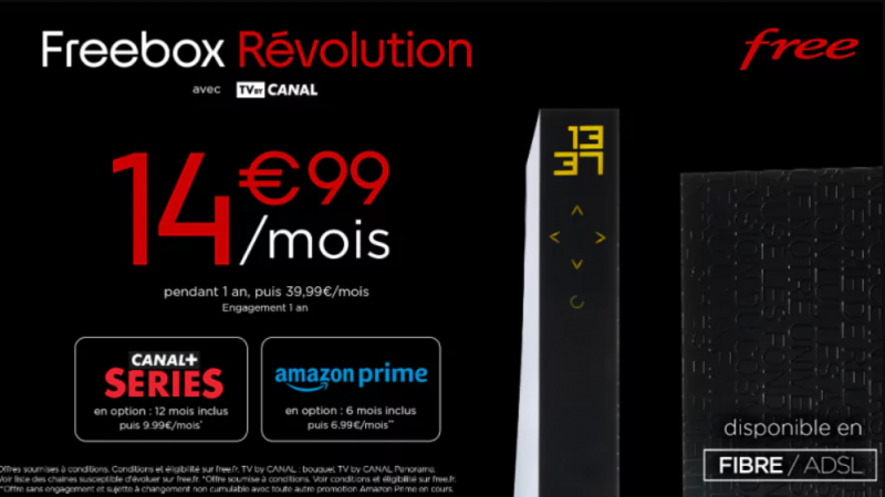Free prolonge son offre spéciale Freebox Révolution avec une réduction de 5€/mois à vie
