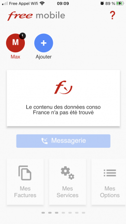 L'application Free Mobile – Mon Compte, c'est vraiment fini pour tout