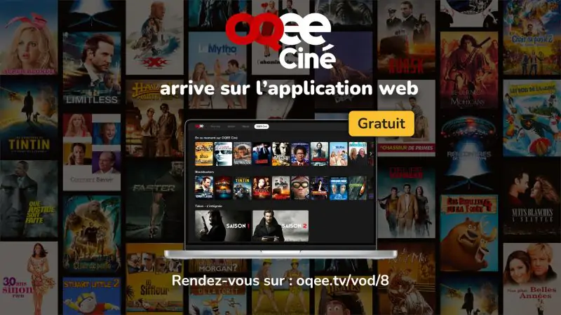 Free lance Oqee Ciné sur un nouveau support