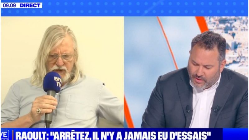 BFMTV : échange animé et tendu entre Didier Raoult et Bruce Toussaint