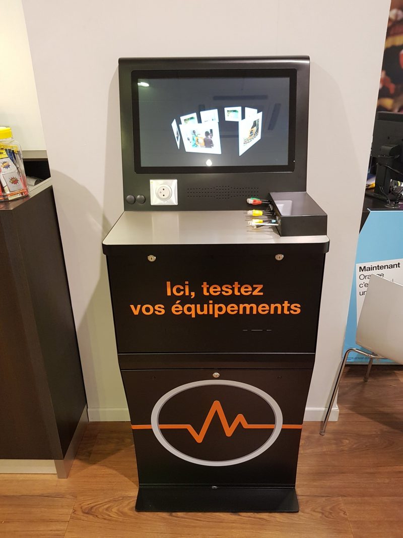Orange permet à ses abonnés de tester leur Livebox sur des bornes et de changer leur carte SIM