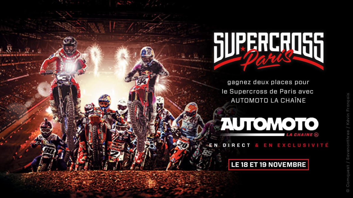 Free lance une opération spéciale avec la chaîne Automoto afin de remporter des places pour le Supercross de Paris