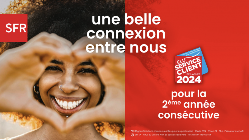 SFR élu Service Client de l’Année, de la rupture à la “belle connexion entre nous”