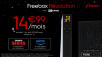 Free lance une vente privée avec la Freebox Révolution à 14,99€/mois et 2 services SVOD inclus