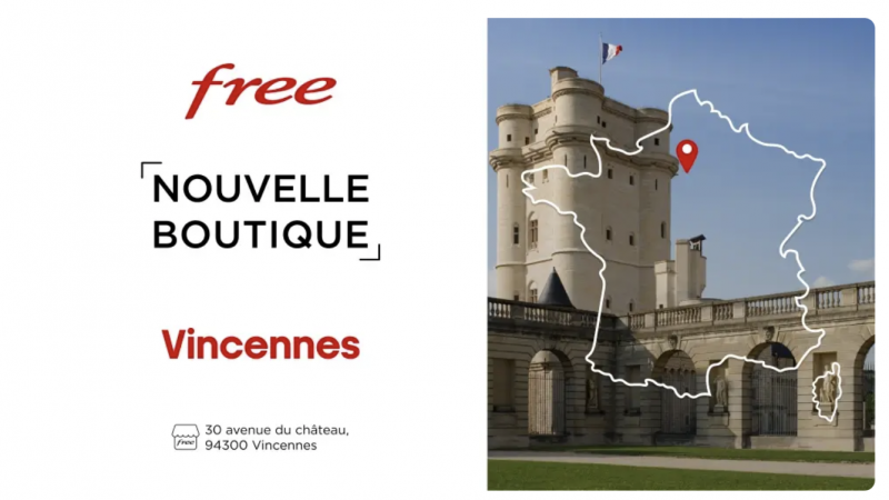 Free renforce sa présence commerciale en région parisienne