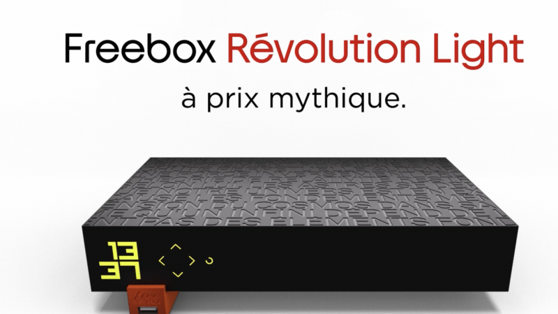 Free offre les frais de migration vers sa nouvelle Freebox Révolution Light