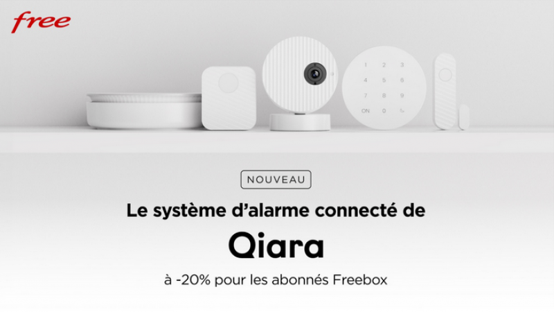 Équipements, abonnements, tarifs… découvrez en détail la nouvelle offre de sécurité Qiara pour les abonnés Freebox