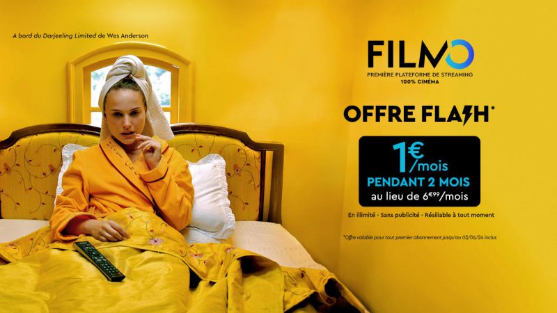 Offre flash sur la Freebox : un service de streaming 100% cinéma à 1€