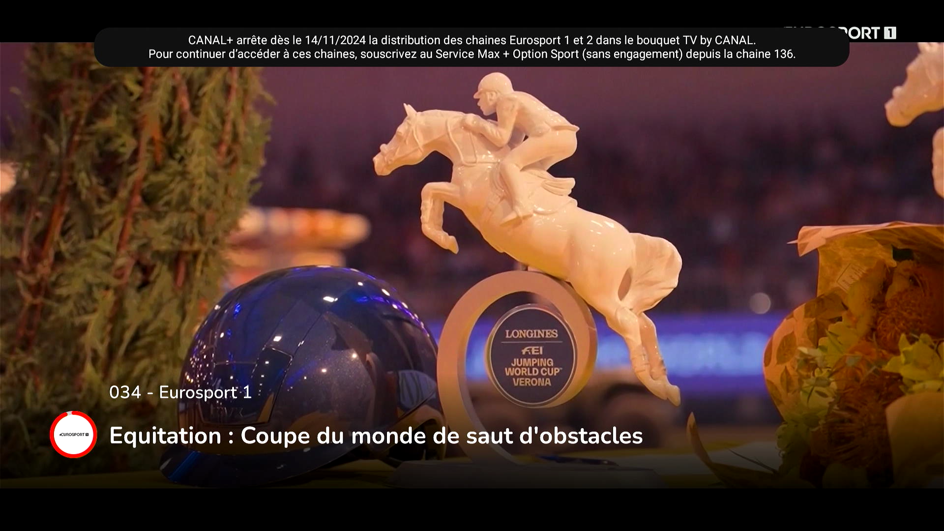 C'est peut-être terminé demain pour Eurosport dans TV by Canal : on