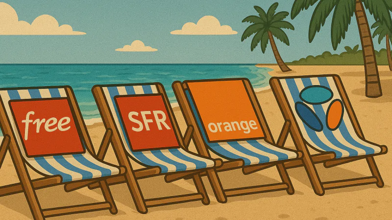 Free Mobile, Orange, SFR, Sosh, Red, Bouygues … quel forfait choisir pour des vacances à l’étranger ?