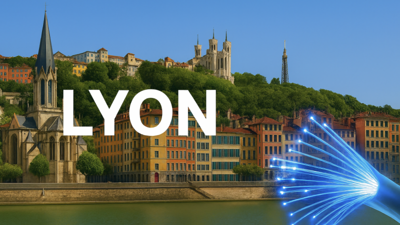La ville offrant la fibre la plus rapide au monde est française, la France au 3ème rang mondial