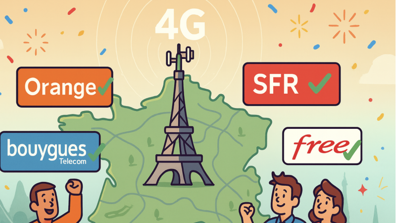 4G partout et pour tous : les opérateurs l’ont fait, les sites non équipés se comptent sur les doigts de 10 mains