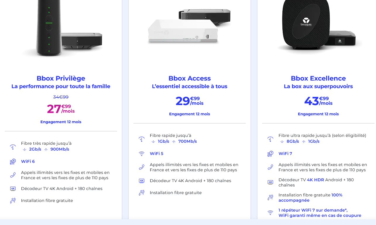 Lancement de nouvelles offres 
