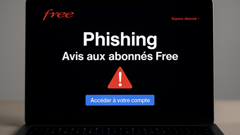 Free alerte ses abonnés face à une nouvelle vague d’arnaques les visant, des mails frauduleux affichent leur IBAN
