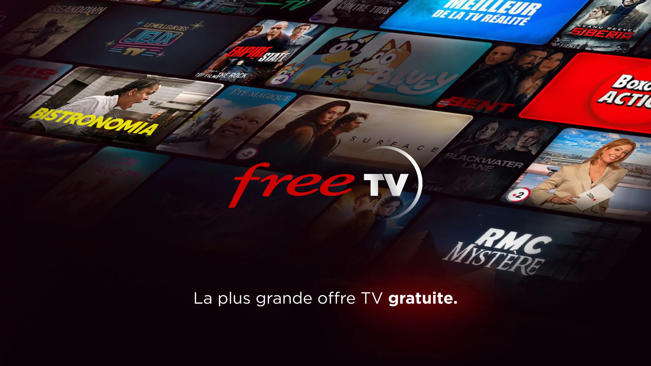 Free dévoile une première pub TV très simple de Free TV pour tous