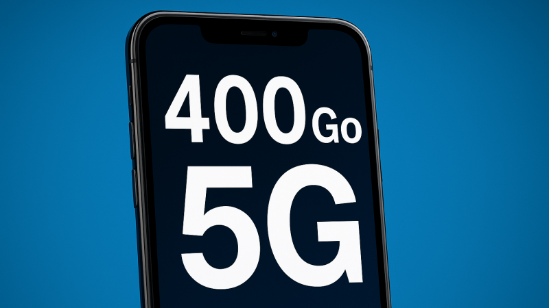 Un forfait 400 Go en 5G  à moins de 10€, un opérateur l’ose pour le Black Friday