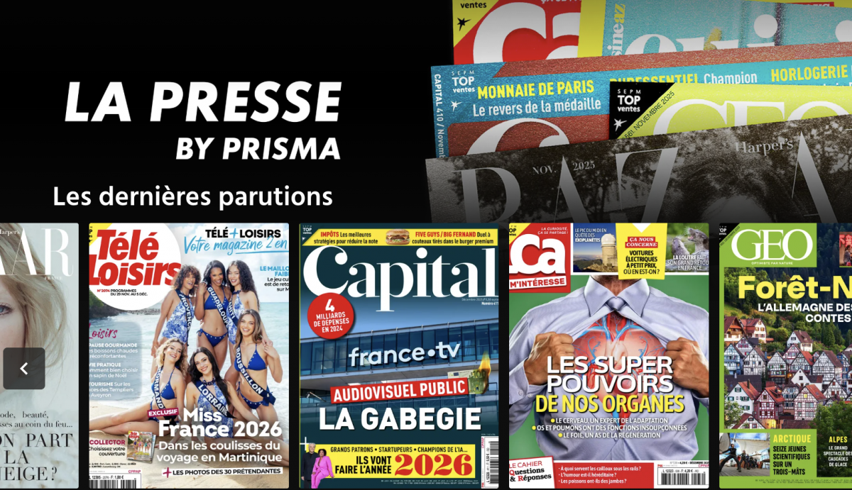 Canal+ remet de la presse sans surcoût dans l’offre de ses abonnés avec le lancement de « La Presse by Prisma »