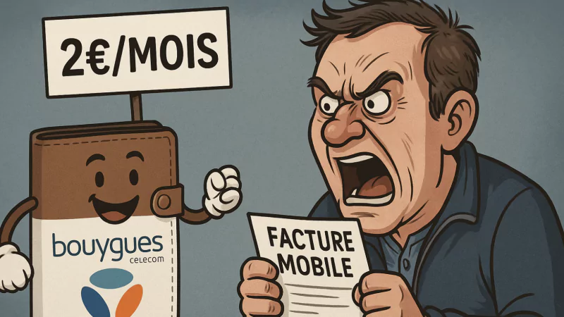 Grogne des abonnés Bouygues Telecom face à une hausse du prix de leur forfait, l’opérateur intensifie une pratique dérangeante