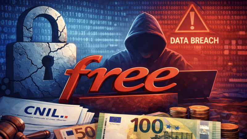 Free sous la menace d’une lourde amende de 48 millions d’euros après la fuite massive des données de 19,2 millions de ses abonnés