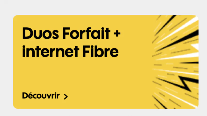 Sosh lance  les “Duos”, des offres box+forfait mobile mais sans remise pour le moment