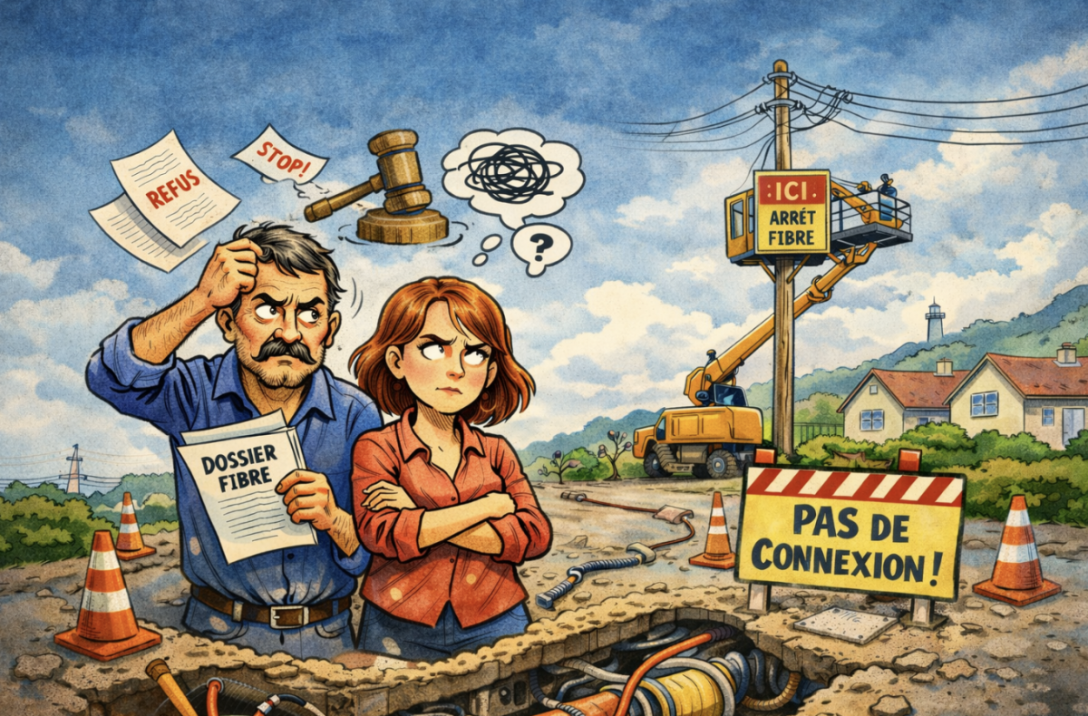 Galère sur la fibre : deux ans de démarches et une situation ubuesque, ces habitants ont tout fait sauf l’obtenir