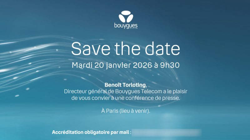 Bouygues Telecom annonce un évènement le mois prochain à la presse