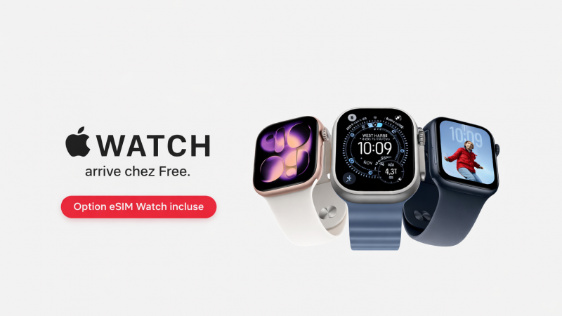 Comment souscrire à l’option eSIM Apple Watch chez Free Mobile en quelques clics
