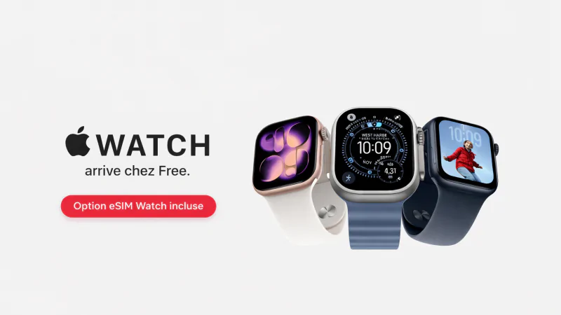 Comment souscrire à l’option eSIM Apple Watch chez Free Mobile en quelques clics
