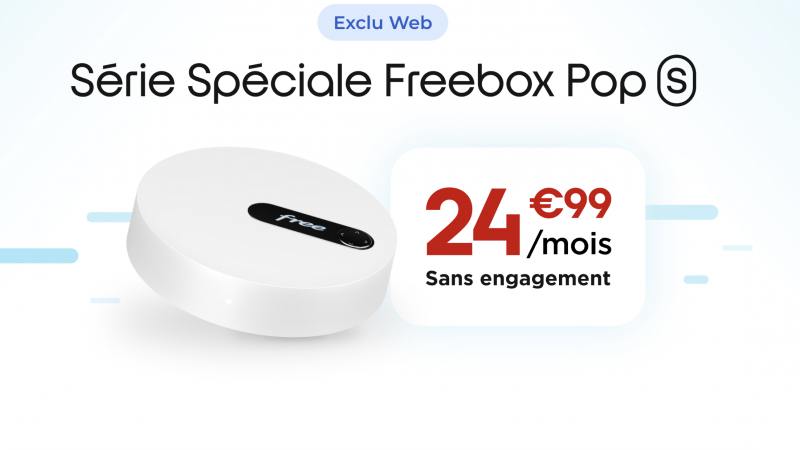 Free augmente le prix de sa Freebox Pop S