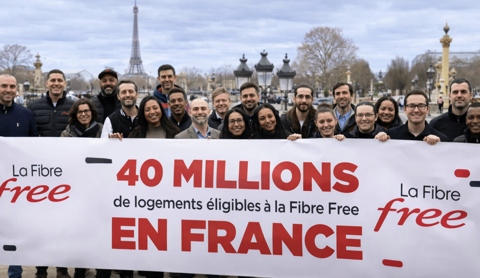 Free annonce franchir le cap des 40 millions de prises fibre, 90% de la population peut accéder à une connexion Freebox jusqu’à 8 Gbit/s