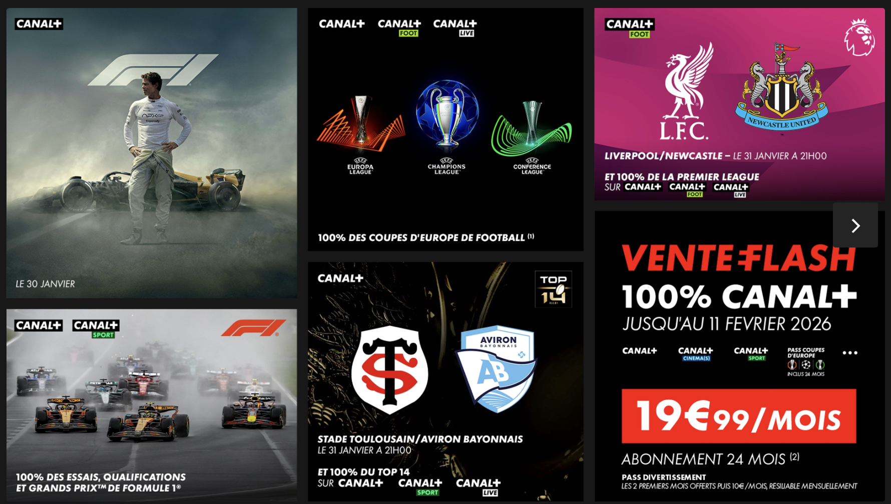 Canal+ lance une nouvelle offre très attractive incluant toutes ses chaînes et 100% des coupes d’Europe de football en exclusivité