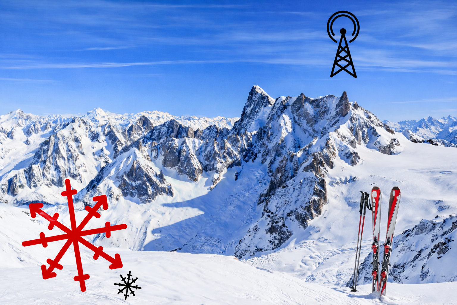 Free couvre plus de 230 stations de ski en 5G, comment les trouver ?