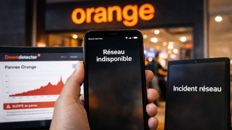 Réseau mobile en panne : Orange annonce subir un dysfonctionnement technique