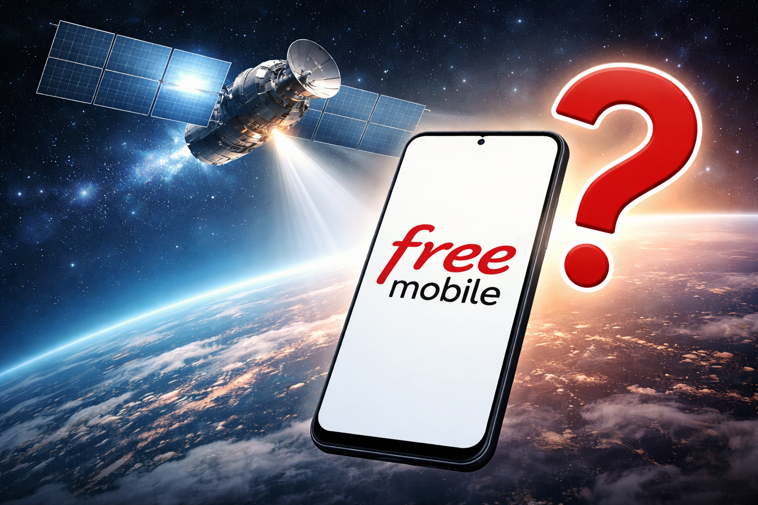 Une connexion satellite chez Free Mobile, “un jour peut être”… mais l’opérateur reste pragmatique
