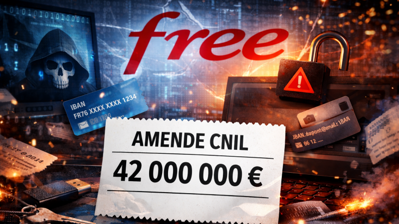 Free écope de 42 millions d’euros d’amende pour la fuite massive de données de ses abonnés Freebox et Free Mobile