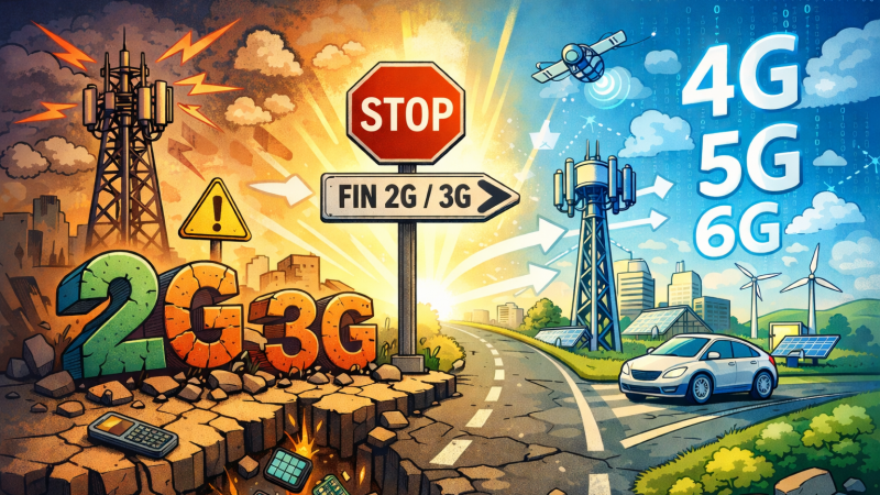 Fin des réseaux 2G et 3G : un challenge pour le secteur de l’énergie, entre risques et possibilités d’innover