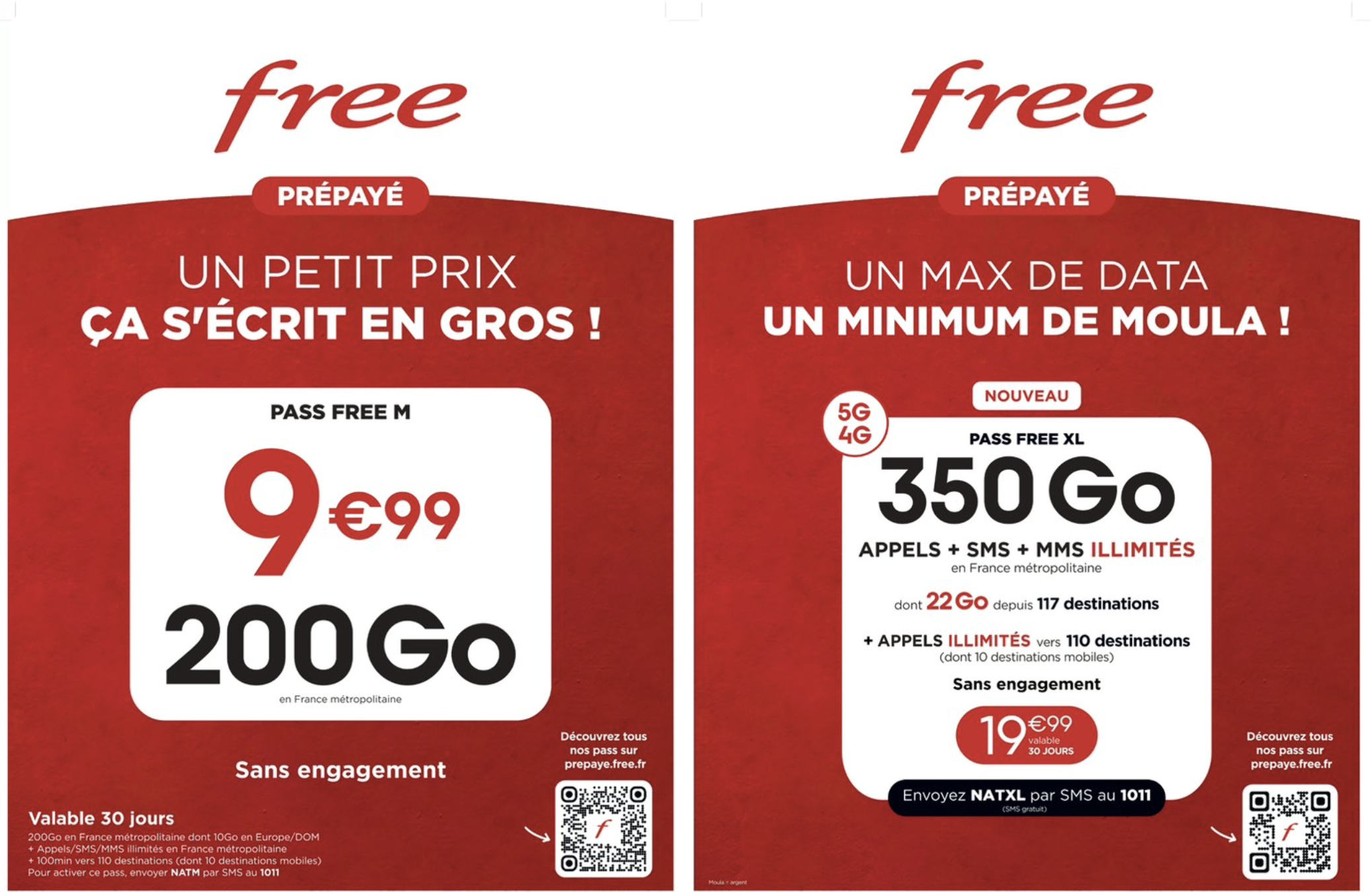Free apporte de nombreux changements sur ses offres prépayées