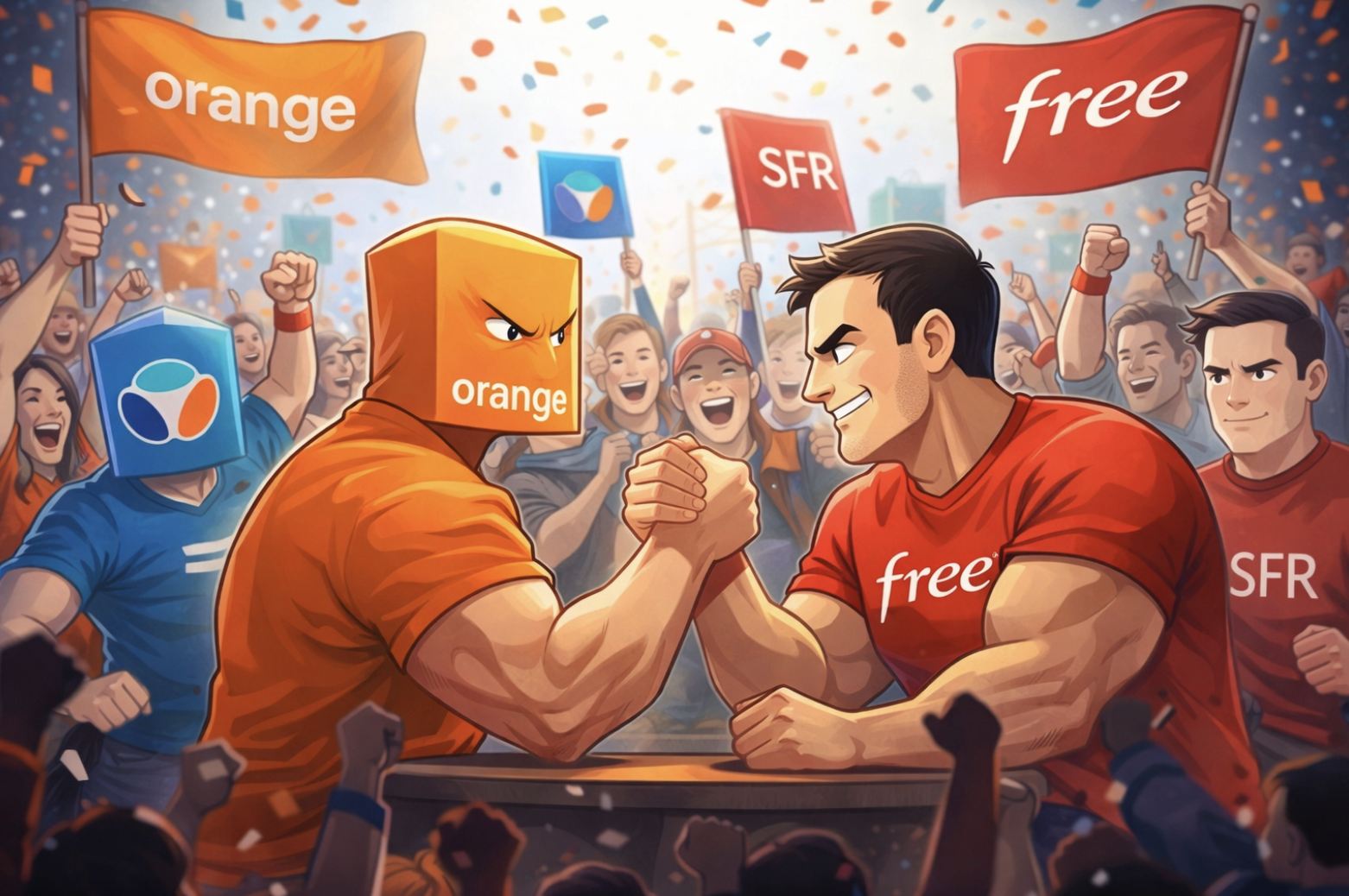 Orange coiffe Free au poteau sur la satisfaction client et prend la tête, on vous dit tout