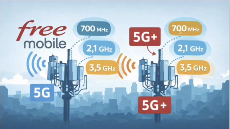 C’est officiel, Free Mobile obtient ses premières autorisations pour émettre en 5G 2100 MHz et peut passer à l’action