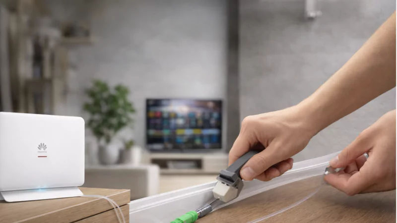 Internet à fond dans toute la maison : il est désormais possible d’installer la fibre dans chaque pièce soi-même