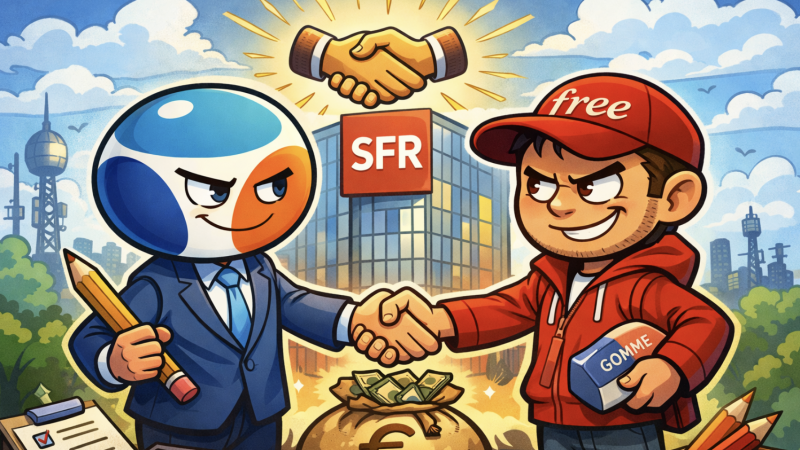 Rachat de SFR : Bouygues assume un rapprochement inédit avec Free, “nous comptons nos gommes et nos crayons”, une nouvelle offre arrive