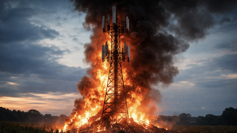 Antennes mobile et TNT incendiées : la justice tape fort, de la prison ferme requise