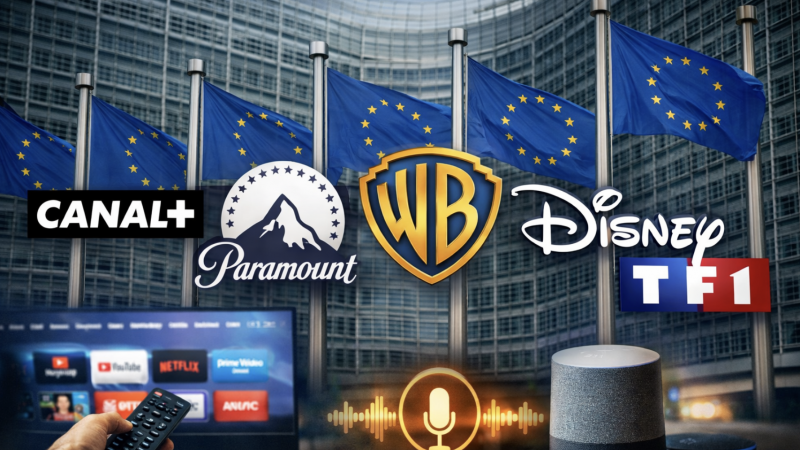 Canal+, Paramount, Warner Bros, Disney, NBCUniversal et TF1 poussent pour réguler les smart TV et assistants vocaux afin d’encadrer leur forte influence
