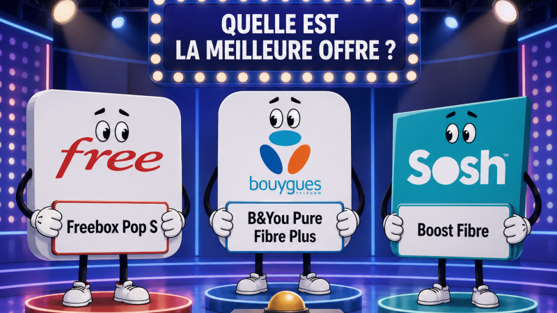 Nouvelle offre Boost Fibre : Sosh peut-il rivaliser avec les Freebox Pop S et B&You Pure Fibre?